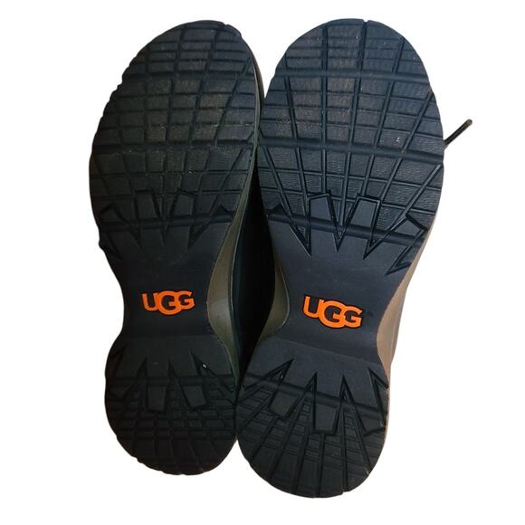 UGG Gray Black Orellen Waterproof Suede Sherpa Thinsulate Mid Boots Women's 7 - Picture 4 of 4